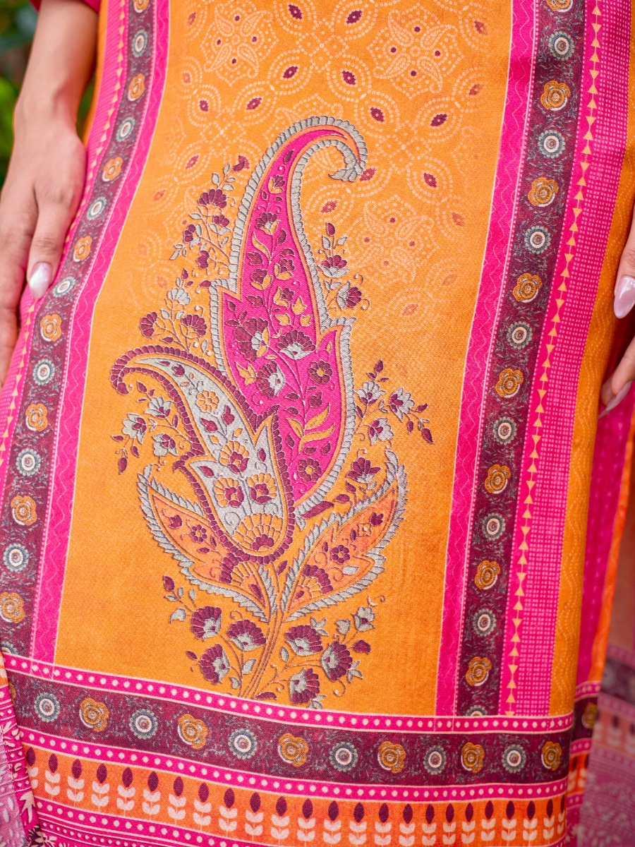 Sanjh Sunrise Pure Muslin Co-ord Set/Pant Set