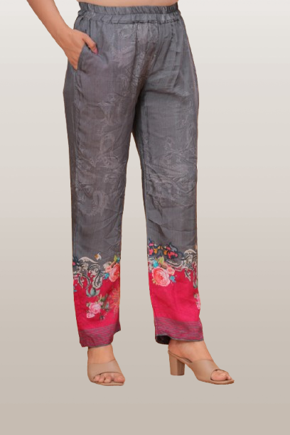 Sanjh Collection Pure Muslin Printed Kurta Set – Timeless Evening Elegance