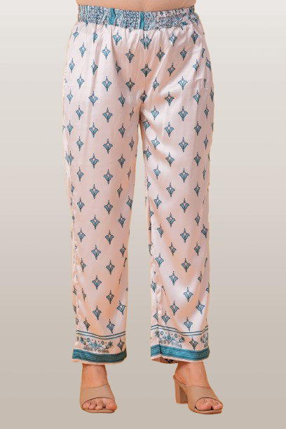 Kaaya Collection – Pure Crape Floral Printed Kurta Set for Women