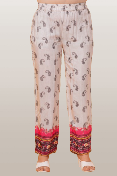 Sanjh Collection Pure Muslin Printed Kurta Set – Timeless Evening Elegance